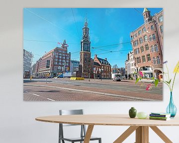 Stadsgezicht van Amsterdam met de Munttoren van Eye on You