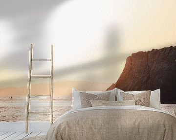 Late middag op Lesbos van Tes Kuilboer