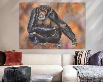 Schimpanse von Jasper de Ruiter