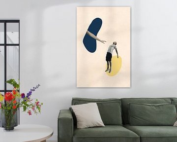 Kom Hier - Surrealistische Print van MDRN HOME