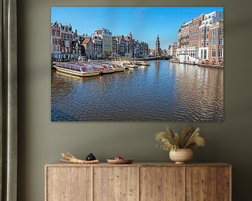Cityscape of Amsterdam with the Coin Tower by Eye on You