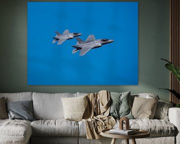 2 F35 gevechtsvliegtuigen van Vincent Bottema