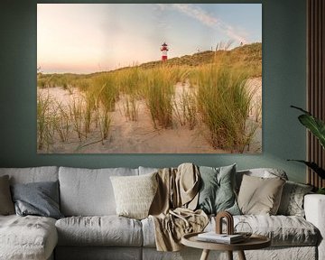 Dune landscape at the lighthouse List-East on Sylt by Christian Müringer