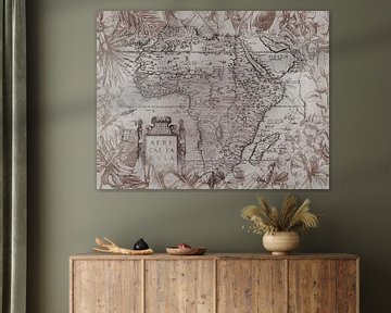 Vintage Africa Map by Andrea Haase