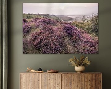 Heath landscape at Morsum Cliff, Sylt by Christian Müringer