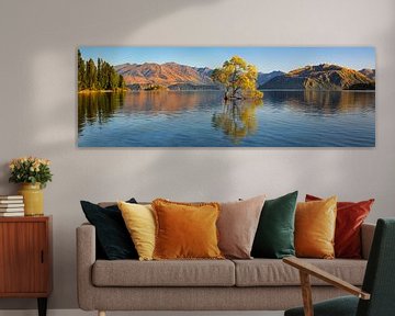 Lake Wanaka bei Sonnenaufgang, Neuseeland
