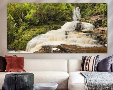 McLean Falls Waterval, The Catlins, Nieuw-Zeeland van Markus Lange
