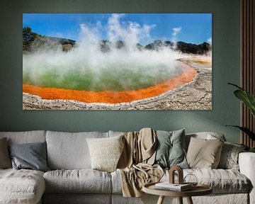 Champagne Pool, Wai-O-Tapu Thermal Wonderland, New Zealand by Markus Lange