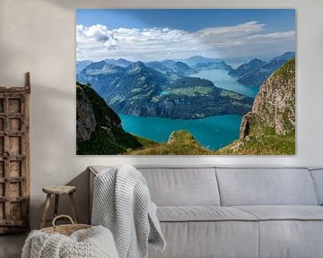 Landschap, Zwitserland van Edwin Kooren