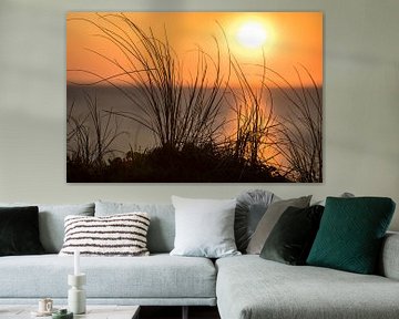 Sunset on the dunes of Sylt by Christian Müringer