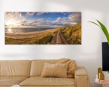 Panorama du sentier des dunes depuis Wenningstedt, Sylt sur Christian Müringer