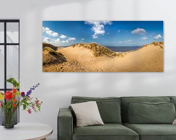 Panorama des dunes de la Falaise Rouge à Kampen, Sylt sur Christian Müringer