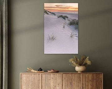 Strand Vlieland bei Sonnenuntergang von Sander Groenendijk