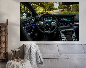 Mercedes-Benz AMG GT 63 interieur van Bas Fransen