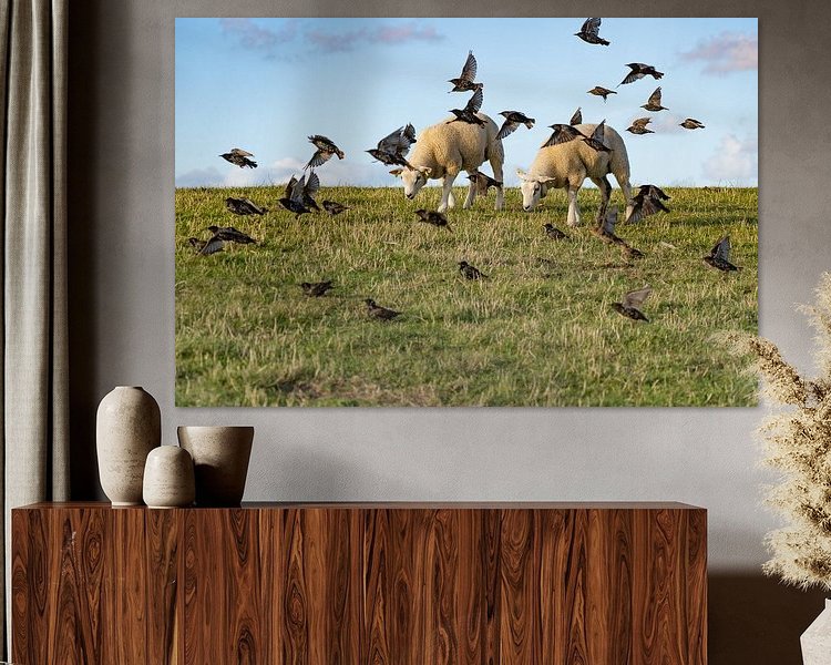 Example of the artwork in a room