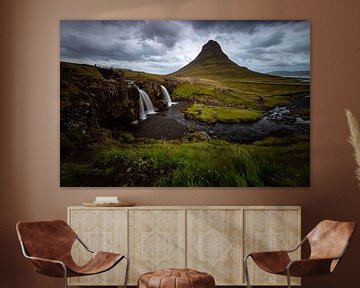 Icelandic waterfall by Michael Bollen