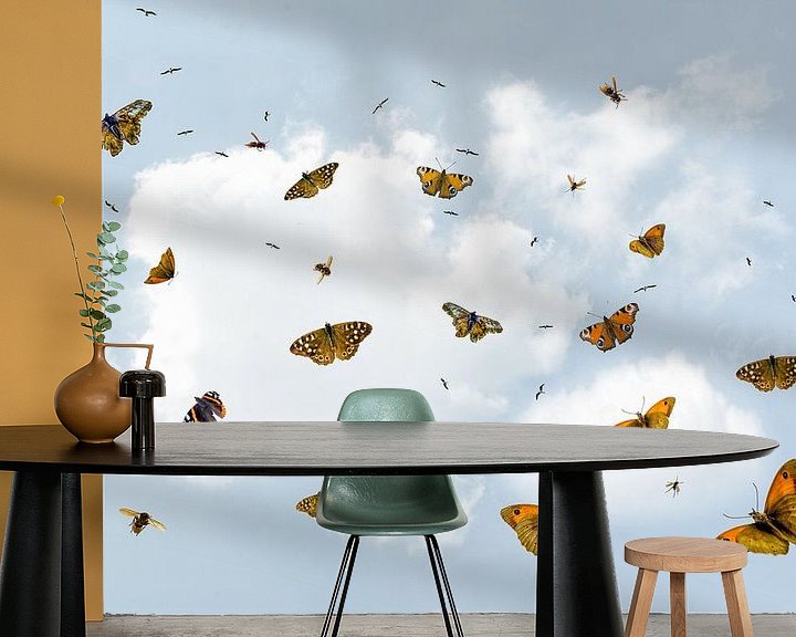 Sfeerimpressie behang: Vlieg uit - er wacht een wereld van Hannie Kassenaar