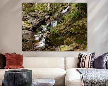 Riesloch Watervallen bij Bodenmais, Beieren 10 van Jörg Hausmann