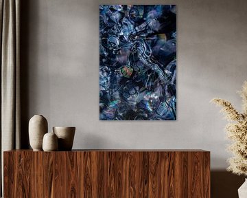 Blauw Abstract | Fine Art Fotografie van Nanda Bussers