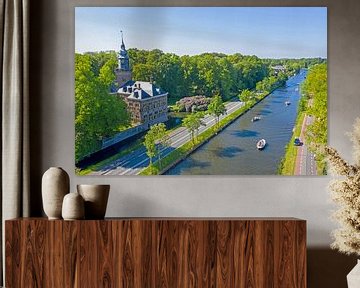 Luchtfoto van Kasteel Nijenrode aan de Vecht van Eye on You