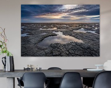 Blick auf das Weltnaturerbe Wattenmeer von Jasper Suijten