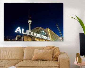 Berlin Alexanderplatz and television tower by Frank Herrmann