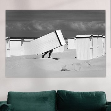 Beach cabins at Katwijk aan Zee