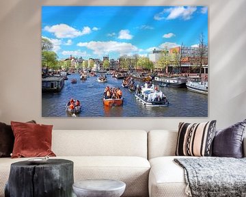 Koningsdag in Amsterdam op de Amstel van Eye on You
