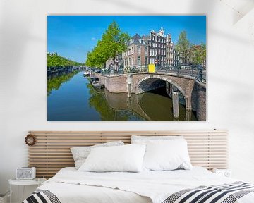 Paysage urbain d'Amsterdam sur le Keizersgracht sur Eye on You