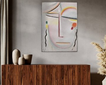 Abstract head - Enlightenment II, Alexej von Jawlensky, 1919 by Atelier Liesjes