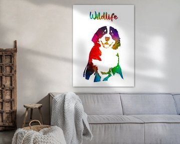 Chien sur Printed Artings