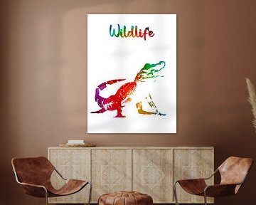 Alligator von Printed Artings