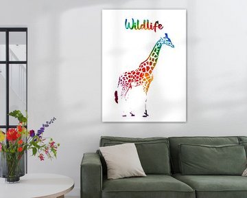 Giraffe van Printed Artings