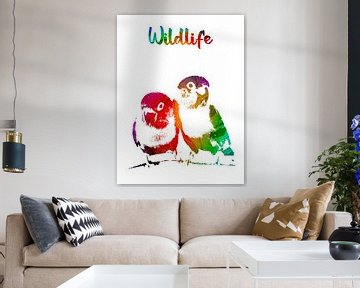 Liefdesvogels van Printed Artings
