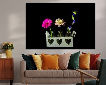 flowers in vases by Gert-Jan Kamans