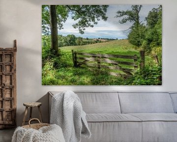 Vue sur les collines du Limbourg méridional près de Mamelis sur John Kreukniet