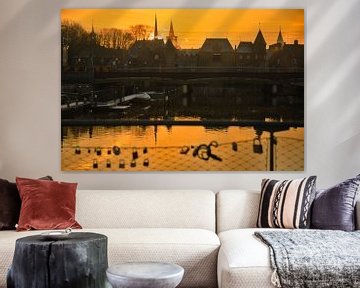 Sunrise Amersfoort Koppelpoort by Jerome van den Berg