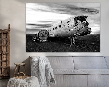 DC-3 vliegtuigwrak op IJsland van Robert Styppa