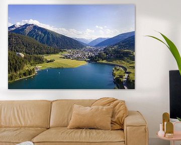 Lake Davos in Davos by Werner Dieterich