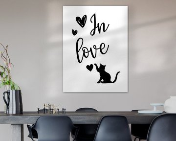 Katze von Printed Artings