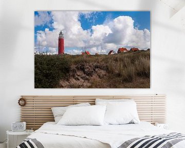 Sand,dunes and the Lighthouse on Texel von Brian Morgan