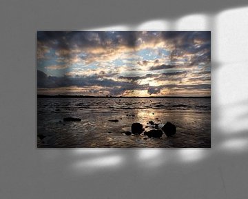 Sonnenuntergang an der Ostsee von Angelika Stern