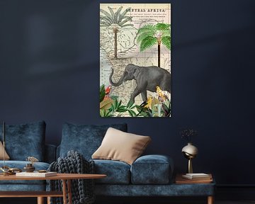 L'éléphant en Afrique sur Andrea Haase