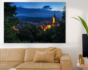 Wernigerode at the blue hour