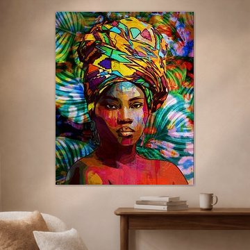 Frau aus dem tropischen Afrika