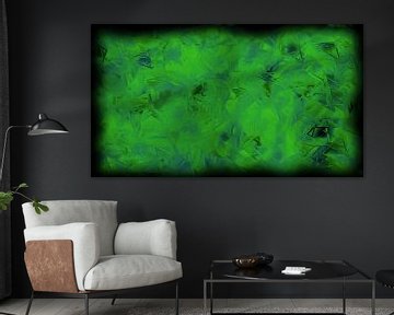 Groen abstract van Maurice Dawson