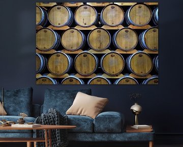 Cognac barrels Vignerons Ile de Re by Maurits Bredius