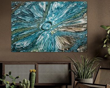 green/blue art