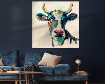 Expressionistische Cow II, Silvia Vassileva von Wild Apple