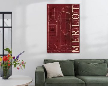 Wine Blueprint II v2 24x36, Marco Fabiano by Wild Apple